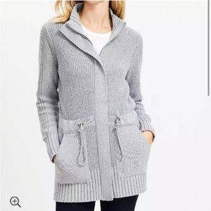 LOFT Lou & Grey Zippered Sweater